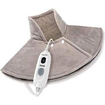 Daga Flexy-Heat NC Complex Almohadilla Eléctrica, Microfibra, Gris, 60 X 62