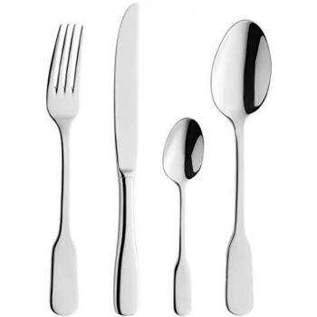 Juego de Cubiertos Amefa Triomphe 24 Piezas Acero Inoxidable Brillante Color Gris