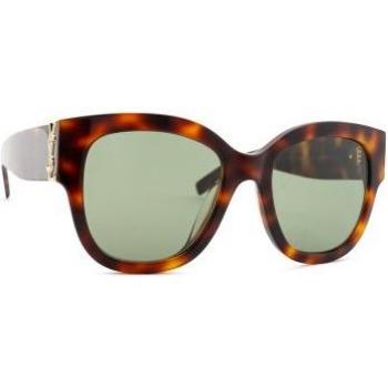 Saint Laurent SL M95/F 003 56 Brown Female Sunglasses, Size: 56 MM