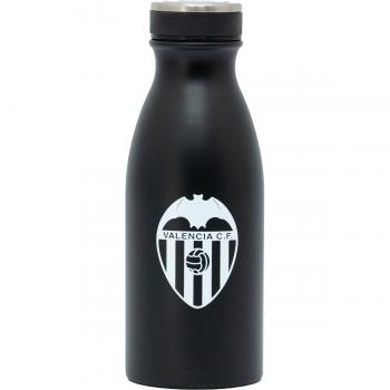 Botella 350 ml Valencia C.F. Negro-Blanco.