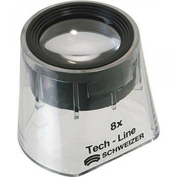 Lupa de pie Schweizer Tech-Line 8x con enfoque variable Ø22,8mm