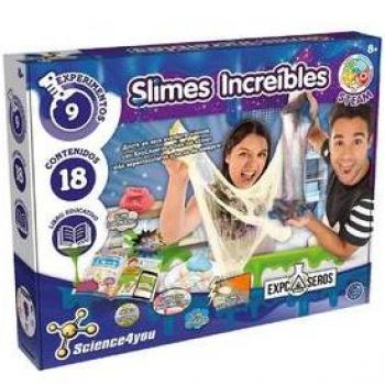 Science4you - Slimes Increíbles, Kit Científico para Hacer Slime con 9 Experimentos para Niños, recomendado a partir de 8 años (80003507)