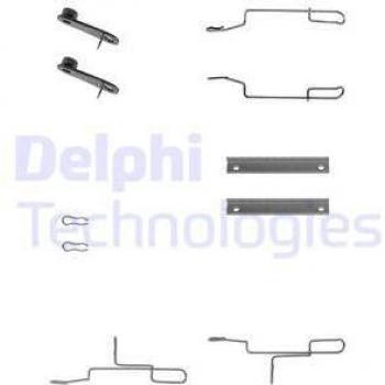 Kit de accesorios, pastillas de freno de disco DELPHI LX0168