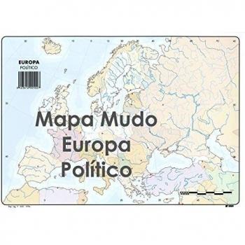 Mapa Mudo SELVI Color Din-A4 Europa Político, Caja x50