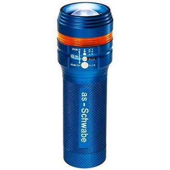Linterna LED Aluminio XT1 con Función Zoom, Color Azul, 11.0 cm, 70/100 Lúmenes