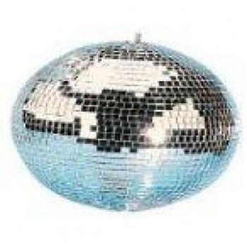 BeamZ Bola de Discoteca de espejos para colgar del techo, Grande, Espejos, Decoración de Fiestas, Diámetro 20 cm.