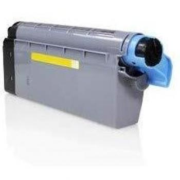 FasaWorld - Compatible Oki MC760 MC770 MC780 Amarillo Cartucho DE Toner 45396301 6.000 Páginas - OKI-OKT-MC760YL-Genérico