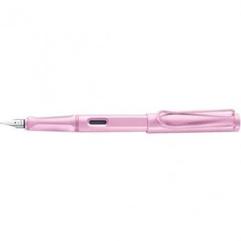 Pluma estilográfica Lamy Safari Lightrose M con cuerpo ergonómico en rosa claro