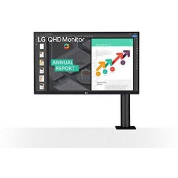 LG 27QN880B LED Display 686 cm 27 2560 x 1440 Pixeles Quad HD LCD Negro 27QN880B 686 cm 27 2560 x 1440 Pixeles Quad HD LCD 5 ms Negro