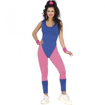 Disfraz de Gimnasta en entrenamiento para mujer