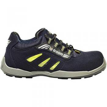 Base Protection, FRISBEE ESD Calzado de Seguridad para Hombres y Mujeres, Azul y Amarillo, Talla 40
