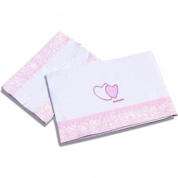 Alondra 616-062 - Sábanas minicuna bebé, 3 piezas, color rosa