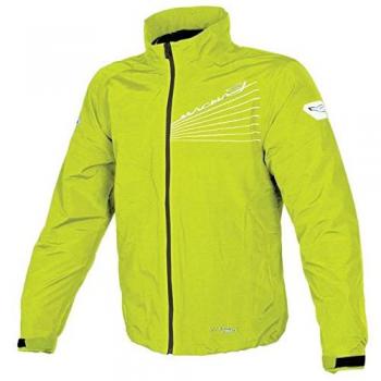 Chaqueta impermeable para moto Macna Flight - Amarillo - XL