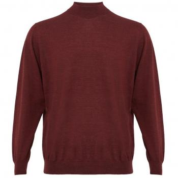 Colombo Cashmere Sumptuous Red Sweater - IT56 | 3XL