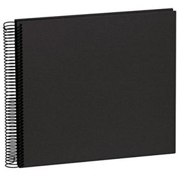 Spiral Album ''Economy'' medium black +++ 20 sheets photo mounting board black +++ SCRAP - PHOTOBOOK +++ Quality made by Semikolon
