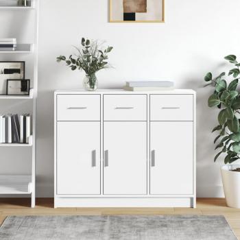 Aparador de madera de ingeniería 91x28x75 cm - Mueble de Almacenaje de Salón, Armarios con Puertas, Cajón de Madera, Buffet para salón Moderno, Armario Auxiliar, Armario