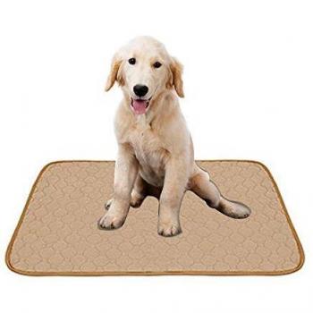 Doglemi Almohadillas de entrenamiento lavables para perros, reutilizables, de 4 capas, de absorción rápida, lavable, alfombrilla con parte inferior antideslizante para perros 100 x 67 cm