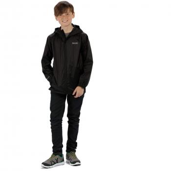 Regatta Boys & Girls Pack-It Packable Waterproof Breathable Jacket