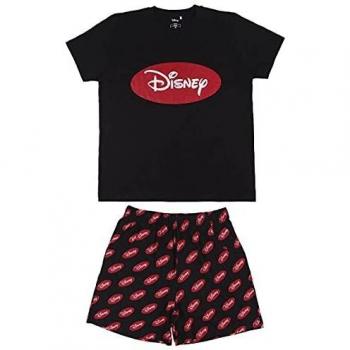 CERDÁ LIFE'S LITTLE MOMENTS Hombre Pijama Corto Mickey Mouse-Licencia Oficial Disney, Negro, M