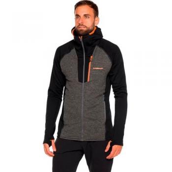 Chaqueta de Hombre Trangoworld Etive con Capucha, Forro Polar, Color Negro, Talla 3XL