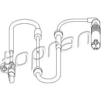 Sensor ABS TOPRAN 501 239