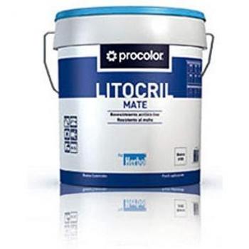 LITOCRIL - Pintura Fachadas Blanco Litocril 15 L