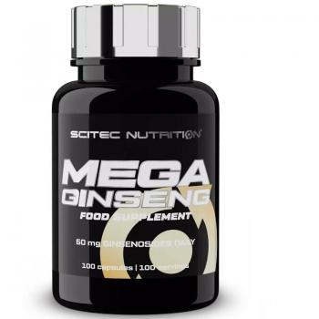 Scitec Nutrition Mega Ginseng - Extracto de Ginseng Coreano, 100 cápsulas
