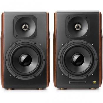 Edifier S3000PRO Altavoces Hi-Fi Autoamplificados Bluetooth 120W Inalámbricos y Alámbricos Rango de Frecuencia 38 - 40000 Hz Color Negro y Madera