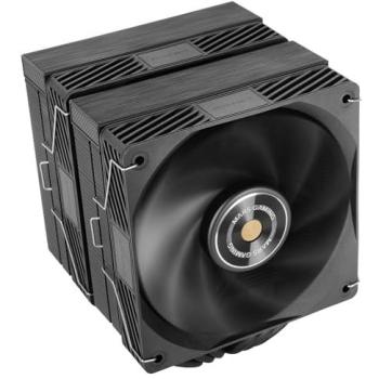 Disipador CPU Dual Tower Mars Gaming MCPU-X26PRO, 350W TDP, 2 Ventiladores de 120mm, Rodamientos FDB, Núcleo de Cobre, 6 Heatpipes HCT, Cable Red