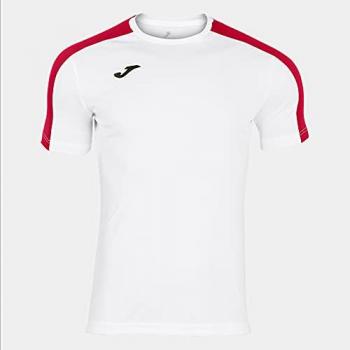 Camiseta de fútbol Joma Academy III manga corta hombre blanco rojo