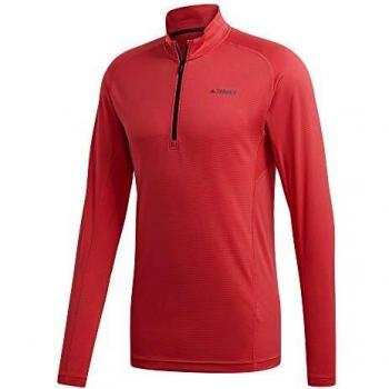 adidas Tracero 1/2 LS Camiseta de Manga Larga, Hombre, rojglo, XL