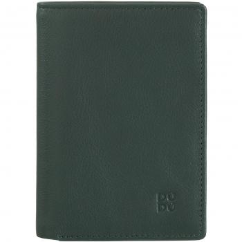 Cartera pequeña de hombre Dudu de piel con solapa interior, RFID bloqueo, bolsillo bifold, ventana ID, 9 tarjetas de crédito y espacio para billetes
