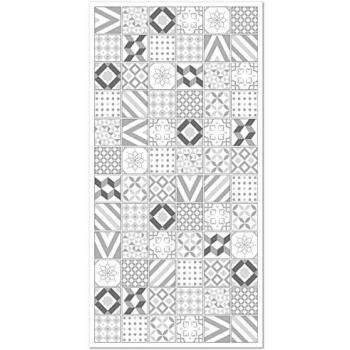 Alfombra Vinílica Hidráulica Antideslizante e Ignífuga Love Gris 80x300 cm