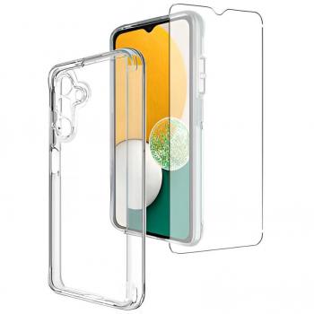 Protector Cristal Templado + Carcasa Híbrida para Samsung Galaxy A13 5G