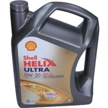 Aceite de motor SHELL Helix Ultra ECT C5 0W-20 5L BMW LL-17FE