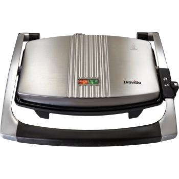 Breville VST025X - Sandwichera tipo Panini, tamaño mediano, 1000 W