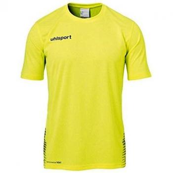 uhlsport Score Training T-Shirt Camiseta De Entrenamiento, Hombre, Fluo Gelb/Schwarz, M