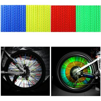 Tagvo bicicleta Spoke reflector 4 unidades/48 piezas