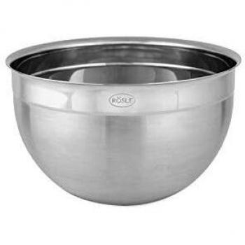 Bol hondo de acero inoxidable Rösle 12 cm, 0.8 litros, apto para lavavajillas, diseño profesional