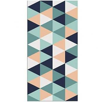 Alfombra Vinílica, Geométrico, 80 x 40 x 0.2 cm, Multicolor, ALV-046
