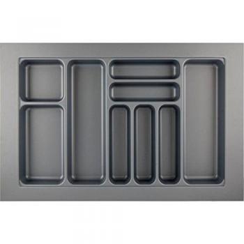Bandeja de Inserción OrgaTray 440, Ancho 701-800 mm, Profundidad 441-520 mm, Color Plata Hettich