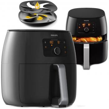 Freidora de Aire Philips Airfryer XXL Premium HD9650/90 - 7.3L, Tecnología Rapid Air, Pantalla LCD, Remoción de Grasas