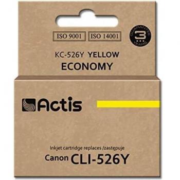 Cartucho de Tinta Amarillo Actis KC-526Y Compatible con Canon CLI-526Y 10ml