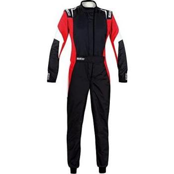 Traje Competición Dama Sparco R567 Talla 50 Negro/Rojo/Blanco