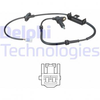 Sensor ABS DELPHI SS20506 - Sensor de revoluciones de la rueda, compatible con sistemas de frenos antibloqueo (ABS), alta precisión en la medición, fácil instalación, durabilidad garantizada