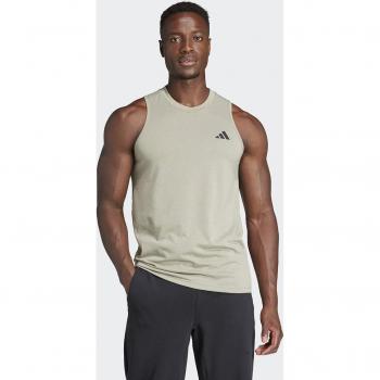 Camiseta de fitness adidas essentials training hombre gris