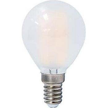 Garza ® - Bombillas Led de Filamento Opal Decorativa Esférica, Luz fria 5000K, Casquillo E14, 4W 470 lúmenes