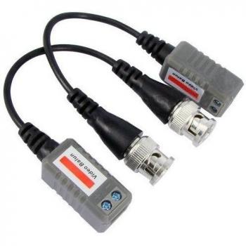BW Pair CCTV Cámara BNC CAT5 Video Balun Transceptor Cable