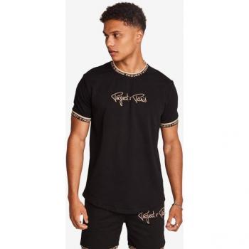 Camiseta Project X Paris Logo Bordado Negro T-Shirt 2310019-BKBG - Tipo: Camiseta - Características: Hombre, color negro, talla M, tejido jersey de algodón