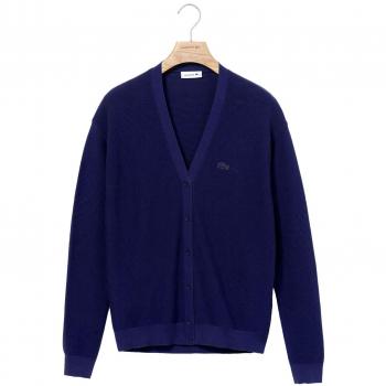 Lacoste Women's Cardigan Blue in Size EU 42 / XL